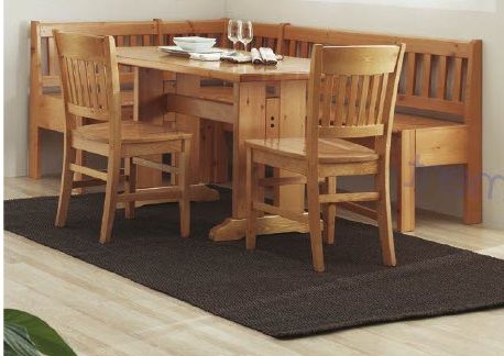 angolo panca con cassonetto misure 50 x136x181x 45 x86 tinta naturale - Foto 2