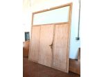tramezza in legno con porta usata