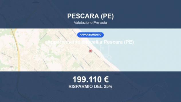 Immobile in asta di 108 m², box auto in vendita a Pescara