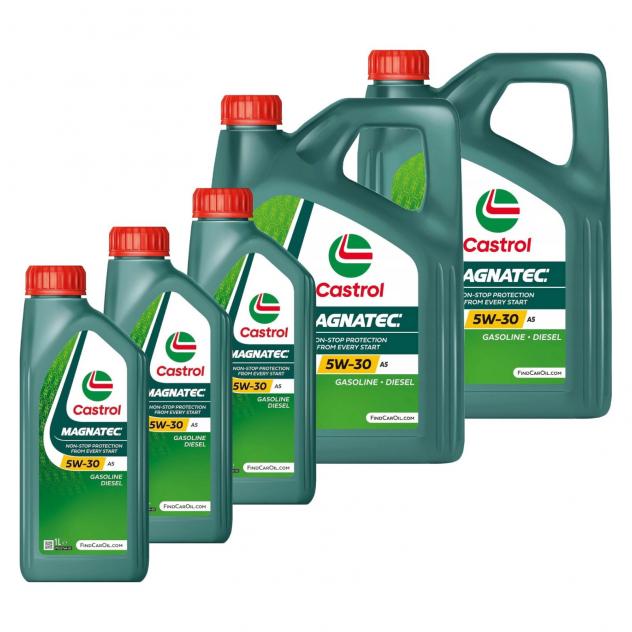 11 Litri di Olio Motore Castrol Magnatec A5 5W30 Protezione Immediata