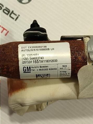 AIRBAG A TENDINA LATO SINISTRO CHEVROLET Cruze Berlina 13251651 (09) - Foto 2