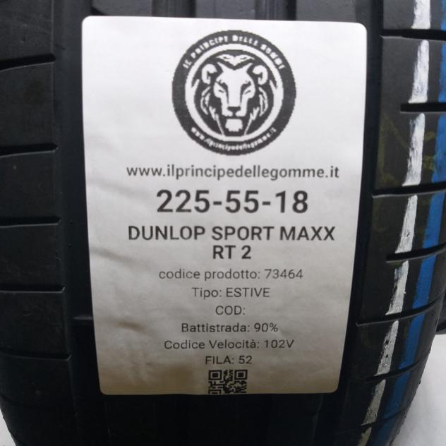2 GOMME 225 55 18 DUNLOP A73464 - Foto 2