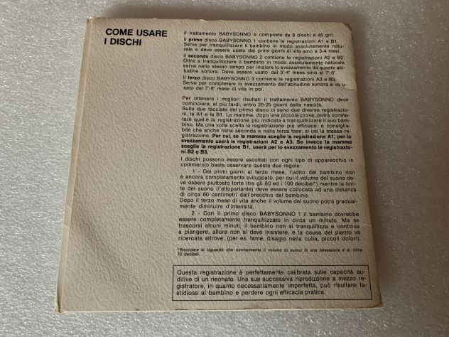 Vinili 45 giri BEBYSONNO Armonie grembo materno - Foto 4