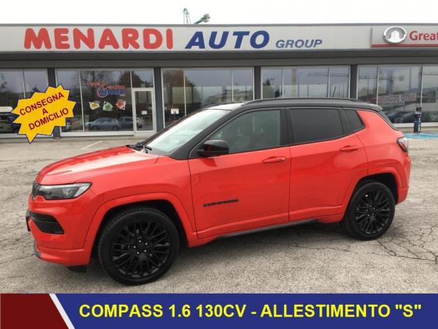 Jeep Compass 1.6 Multijet II 130cv S NAVI+CAMERA360+FULL LED