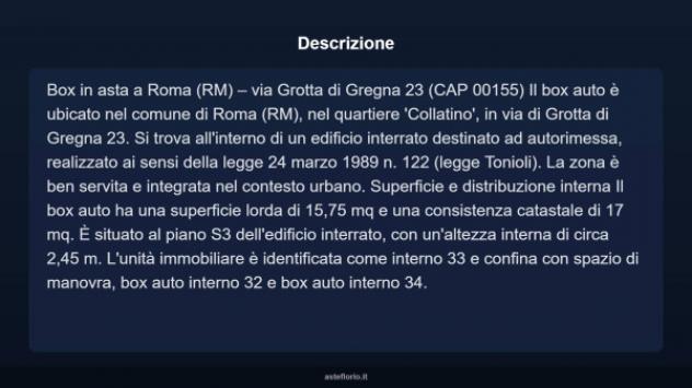 Immobile in asta di 15 m² in vendita a Roma - Foto 9
