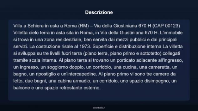 Immobile in asta di 307 m² in vendita a Roma - Foto 3