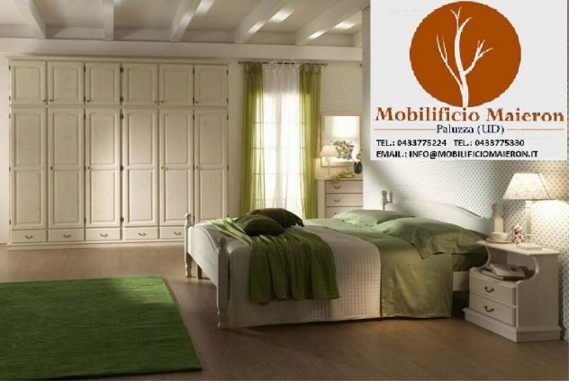 Mobili Rustici Venezia Arredamenti Legno Armadio Bianco 6 ante Nuovo Non Usati - Foto 2