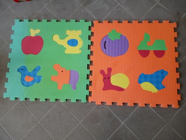 Tappetini gomma bambini a puzzle