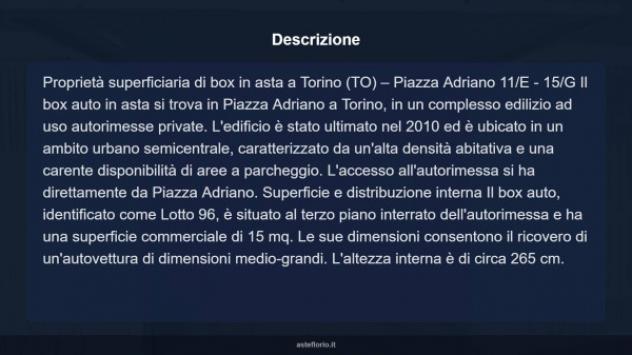 Immobile in asta di 15 m² in vendita a Torino - Foto 9