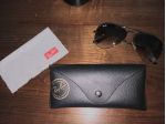 Occhiali Rayban aviator marroni