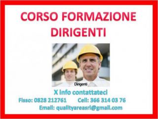 corsoCorso formazione dirigenti (SICUREZZA NEI LUOGHI DI LAVORO)