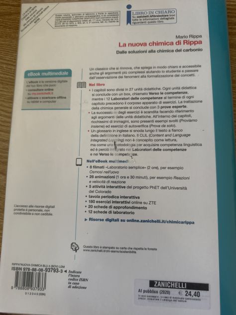Dalle soluzioni alla chimica del carbonio (La nuova chimica di Rippa) - Foto 2