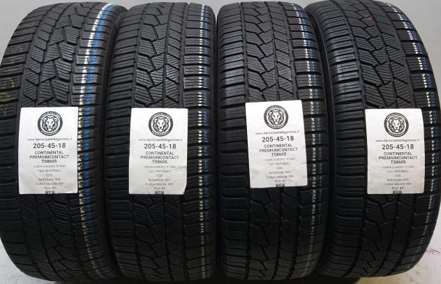 4 GOMME 205 45 18 CONTINENTAL A61640