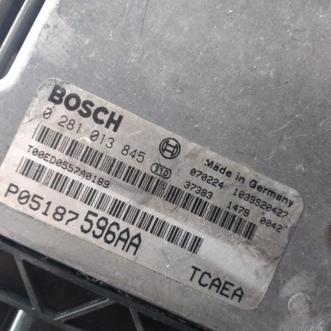 CENTRALINA MOTORE JEEP GRAND CHEROKEE 2.0 CRD BOSCH 0 281 013 845, 0281013845, P - Foto 7