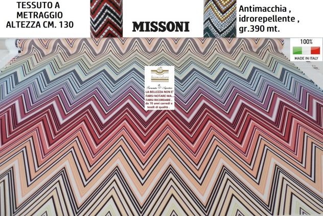 Missoni tessuti arredamento tendaggi e tappezzeria 8 modelli 2 prezzi - Foto 4