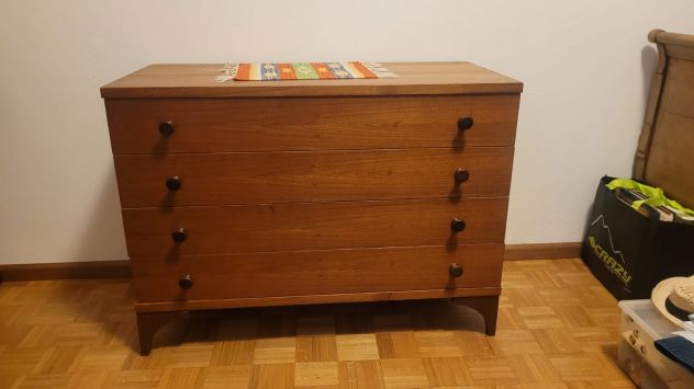 CASSETTIERA IN LEGNO 4 CASSETTI