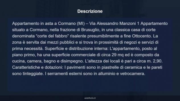 Immobile in asta di 29 m² in vendita a Cormano - Foto 18