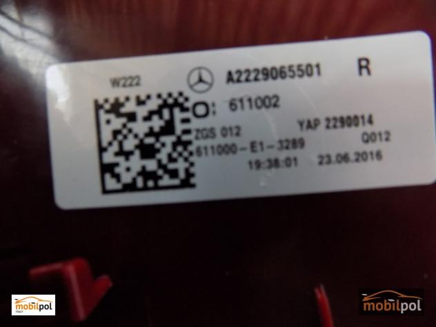 Mercedes Classe S - W222 LCI - Luce posteriore a LED - R - 10922 - Foto 6