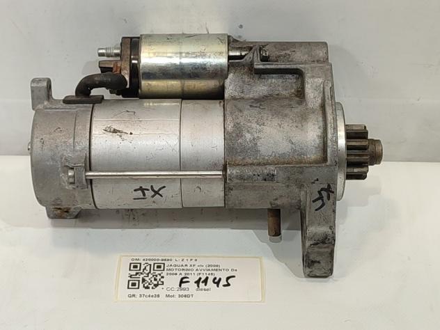MOTORINO D' AVVIAMENTO JAGUAR XF Serie 428000-9590 DX23-11001-CC 306DT diesel 2993 (0811) - Foto 2