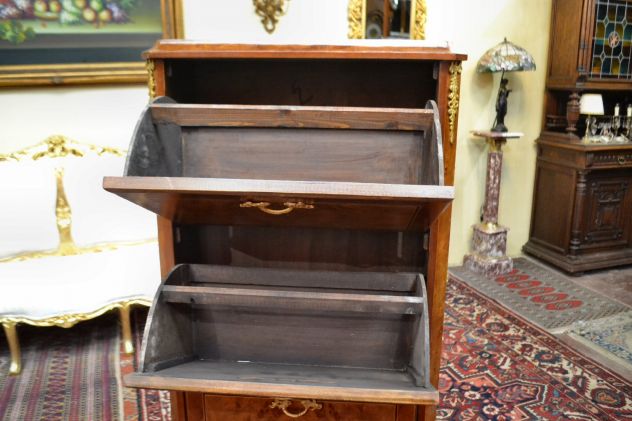 Scarpiera stile Napoleone III a quattro ripiani - Foto 5