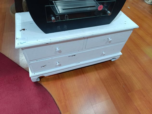 Cassettiera Bianca in Stile Classico – 25196