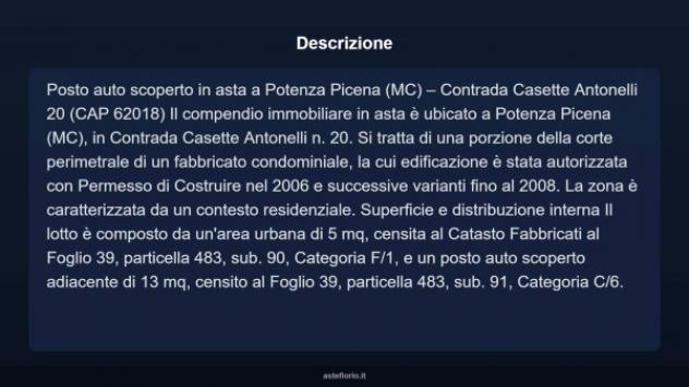 Immobile in asta di 18 m² in vendita a Potenza Picena - Foto 4