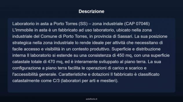 Immobile in asta di 450 m² in vendita a Porto Torres - Foto 8