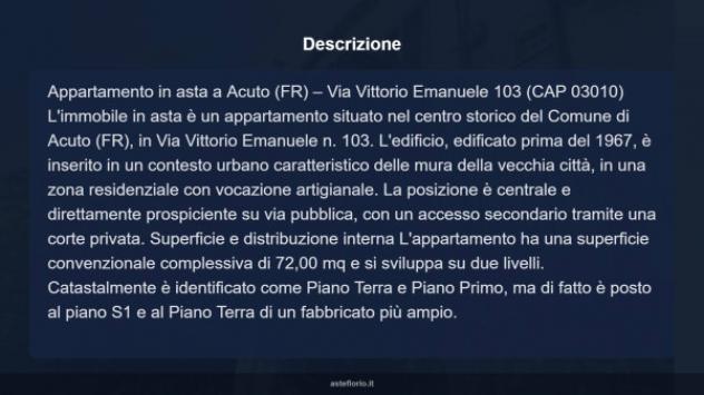 Immobile in asta di 72 m² in vendita a Acuto - Foto 10