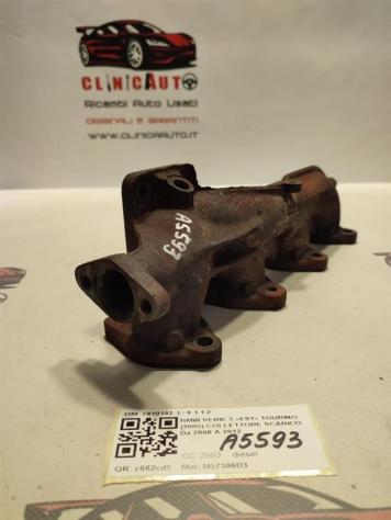 COLLETTORE DI SCARICO BMW Serie 3 E91 Touring 7810182 M57306D3 diesel 2993 (0508) - Foto 4