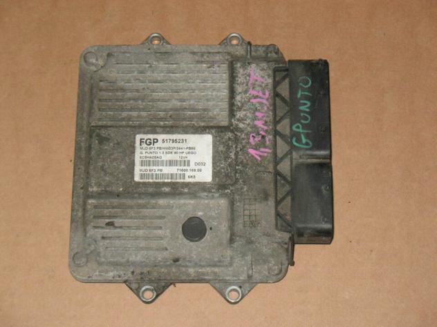 51795231 ECU FIAT GRANDE PUNTO 1.3 90HP 51795231 MJD 6F3.PB HW03P