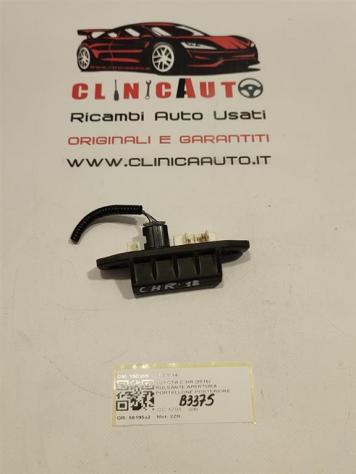PULSANTE APERTURA PORTELLONE POSTERIORE TOYOTA C-HR Ibrida 15D355 2ZR (1623)