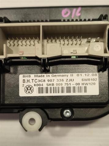 CENTRALINA CLIMA VOLKSWAGEN Golf 6 Berlina 3C8907336 ZJU (0812) - Foto 3
