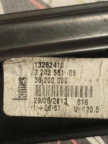 MECCANISMO ALZAVETRO ANT. SX BMW Serie 1 F20 7242561 13262410 N47D20C (1119) - Foto 2