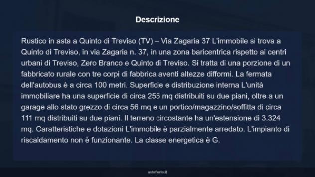 Immobile in asta di 255 m², box auto in vendita a Quinto di Treviso - Foto 18