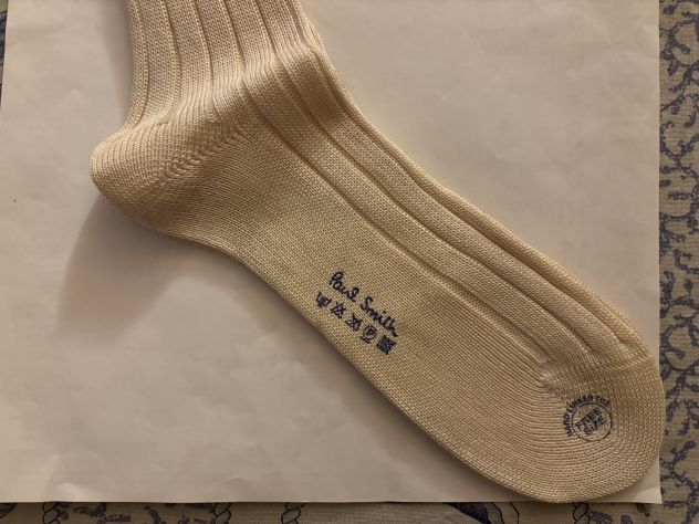 CALZE NUOVE DA UOMO FIRMATE ORIGINALI PAUL SMITH,MADE IN ITALY - Foto 5