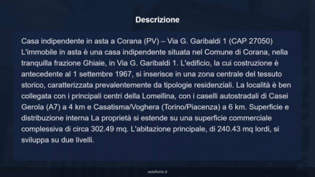 Immobile in asta di 240 m² con più di 5 locali e box auto doppio in vendita a Corana - Foto 18