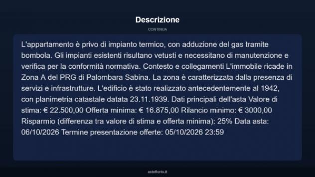 Immobile in asta di 30 m² in vendita a Palombara Sabina - Foto 5