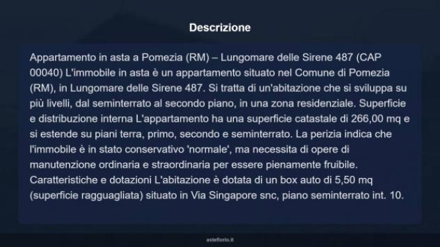 Immobile in asta di 266 m², box auto in vendita a Pomezia - Foto 13