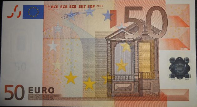 50 euro Italia serie S 2002 J001 Duisenberg FDS UNC - Foto 2