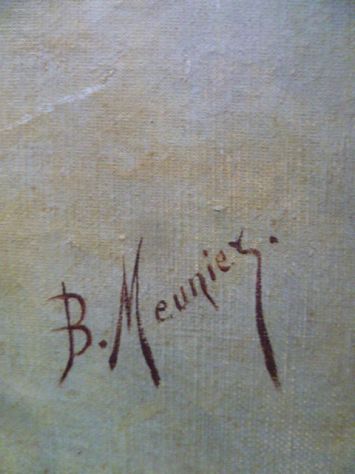 Quadro ad olio su tela anni '40 - firmato - Foto 5