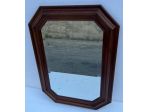 Specchio in legno con cornice  ottagonale