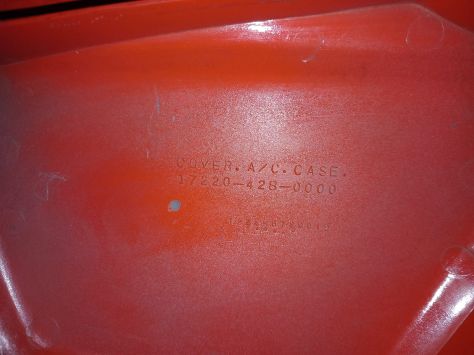 17220/83600-428-000ZA - COPERCHI LATERALI USATI ORIGINALI per HONDA XL 250 S - Foto 3