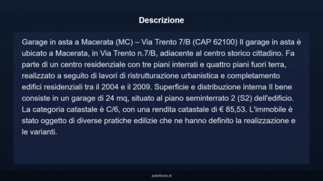 Immobile in asta di 24 m² in vendita a Macerata - Foto 3