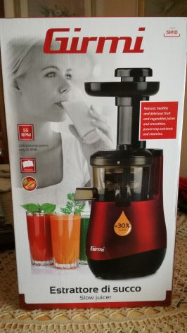 Estrattore di succo Girmi SW10 nuovo con garanzia italiana.