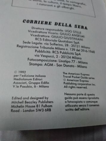 CARTINE GEOGRAFICHE DI GRANDI CITTA' OMAGGIO CORR DELLA SERA 1992 - Foto 5