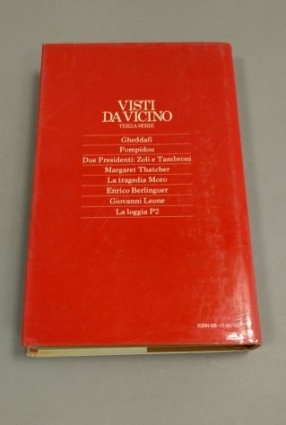 VISTI DA VICINO. TERZA SERIE ANDREOTTI GIULIO 1°ED.RIZZOLI 1985 PERFETTO - Foto 2