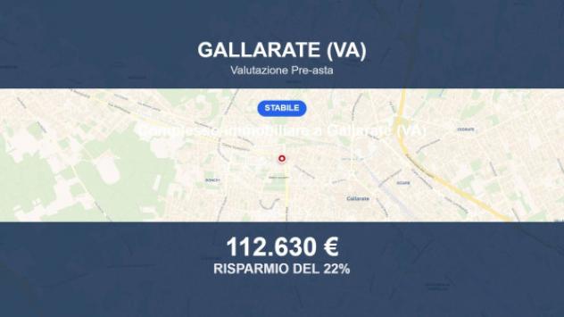 Immobile in asta di 879 m² in vendita a Gallarate