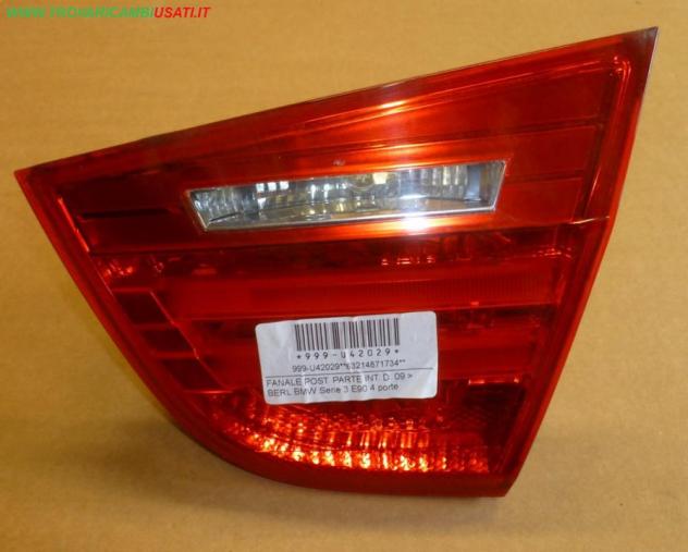 FANALE POST. PARTE INT. D. 09  BERL BMW Serie 3 E90 4 porte  Parti elettriche  Fanaleria  Fanali  Fanale post. sx. BMW - Serie 3 E90 4 porte - 01-10-2