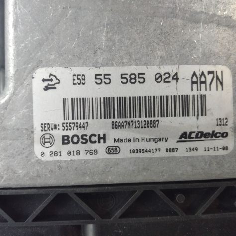CENTRALINA MOTORE ECU OPEL ASTRA 55585024 0281018769 55579447 1039S4417 BA4 CE - Foto 4