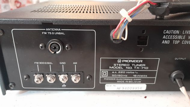 Pioneer Synthesized Radio TX 710 perfettamente funzionante e completo - Foto 5